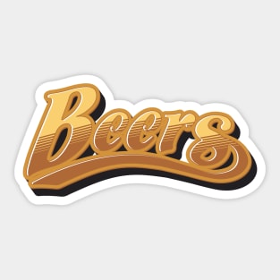 Beers Logo Sticker
